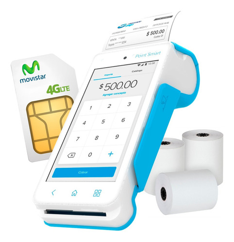 Mercado Pago Point Smart Chip 4g Con Impresora Posnet