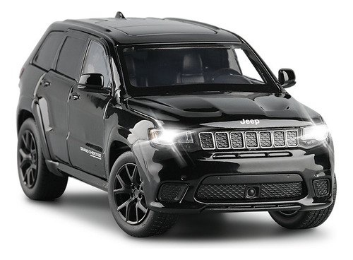 Jeep Grand Cherokee Miniatura Metal Autos Con Luces Y Sonido