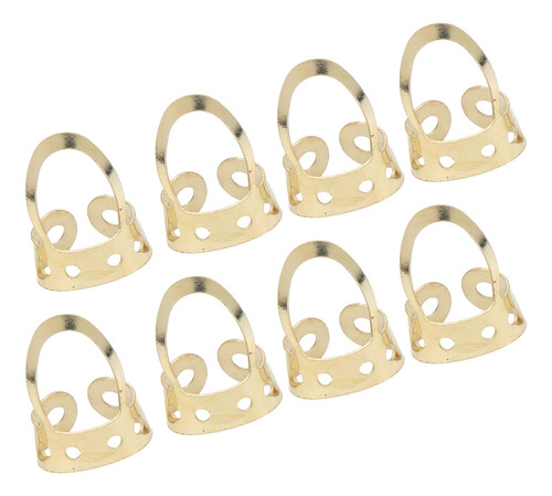 PĂșas Huecas Para Guitarra, 8 Piezas, Ajustables, De Acero In