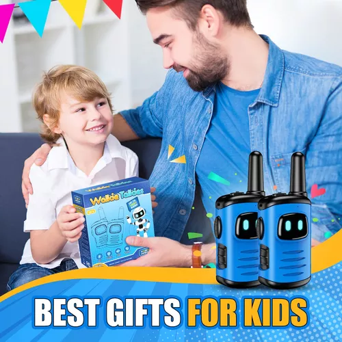 Walkie Talkies Juguetes para niños de 3 a 6 DASTION-99 Mini Robot