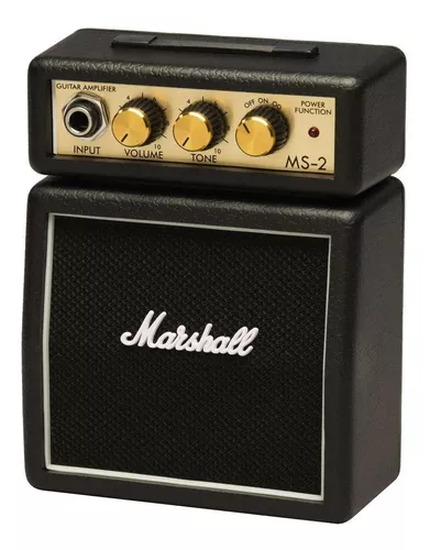 Amplificador Marshall Micro Amp MS-2 Transistor para guitarra de 1W color  negro 9V