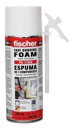 Espuma De Poliuretano Expandido Obra Fischer 300 Ml Cuotas