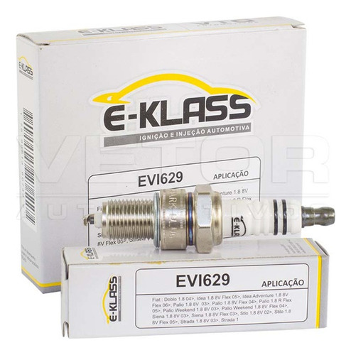 Vela De Ignição E-klass P/ Fiat Stilo 1.8 8v Flex 2005/...+