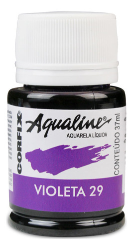 Tinta Aquarela Aqualine Corfix 37ml Cor Violeta - 29