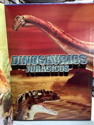Imagen 3 de 6 de Dinosaurios - Ilustraciones Realistas - Gran Formato - Libro