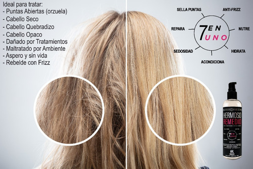 Imagen 3 de 9 de 2 Crema Capilar Tratamiento Reparación Profunda Intensa 7en1