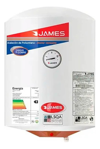 Calefon Termotanque James 40 Litros Poliuretano Inyectado Lt