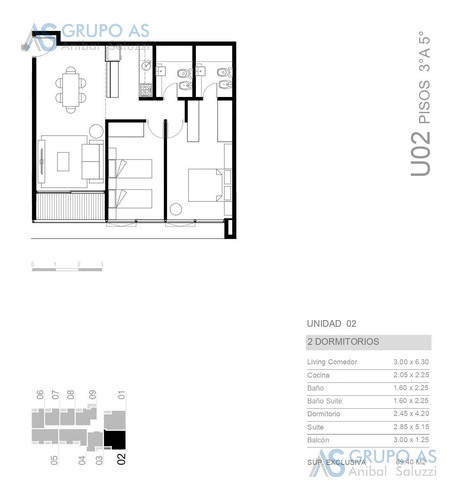 Torre Rich - Departamentos 2 Dorm. Con 2 Baños