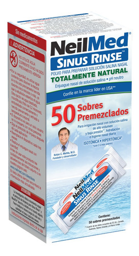 Neilmed Sinus Rinse 50 Sobres Premezclados