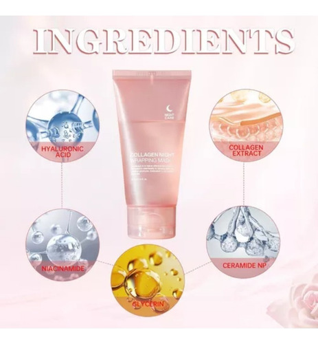 Máscara Nocturna De Colágeno, Máscara Exfoliante, Etc.