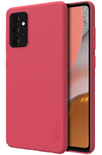 Case Delgado Mate  Para Galaxy A72 De Policarbonato Rojo