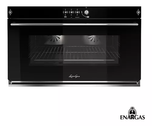 Horno A Gas Empotrable Luxor Gas Country 900 Negro Gourmet