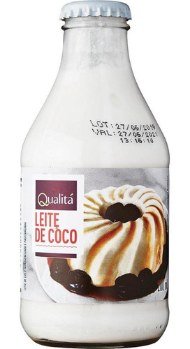 Leite De Coco Qualitá Garrafa 200ml