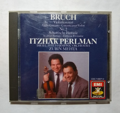 Bruch: Concierto Para Violín No. 2 - Perlman & Metha / Kk 