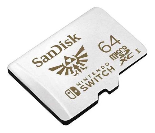 Memoria Microsd Sandisk Nintendo Switch 64gb Sdxc C10 U3 4