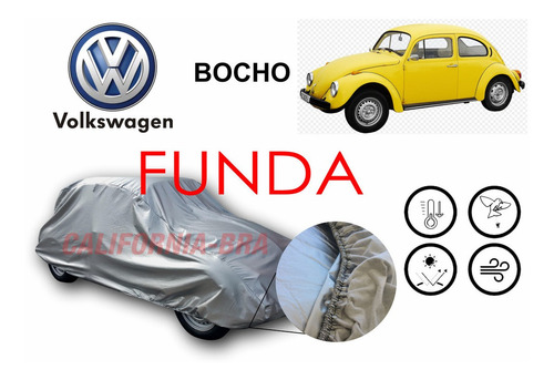 Funda Cubierta Lona Cubre Vw Bocho Vocho 1975 1976 1977