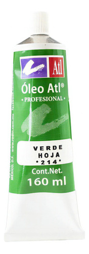 Oleo Atl T-40 160ml Arte Pintura A Escoger Color Verde Hoja No. 214 1pz