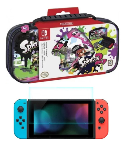 Estuche Para Nintendo Switch Original Travel Deluxe +vidrio 