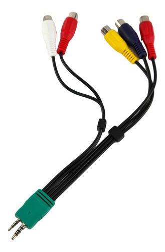 Cable Plug 3.5 + 2.5 /4 Contact A 5 Rca Rgb A&v Samsung Htec