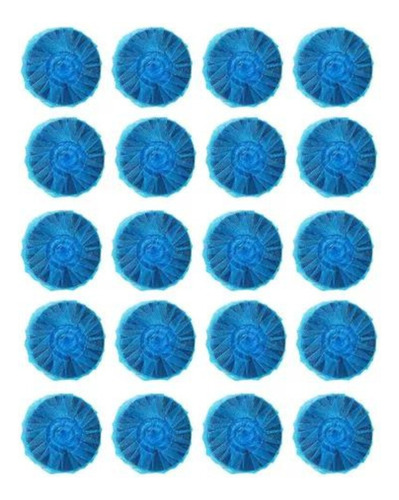 Pastillas Para Baño Limpiadoras Azul 20 Unidades