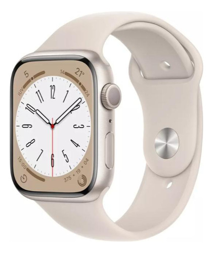 Apple Watch Series 8 Gps 45mm Reloj Sport Band Beige M/l