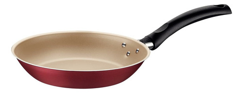 Sartén Tramontina Turin de aluminio rojo, 26 cm, 1,8 l, color rojo
