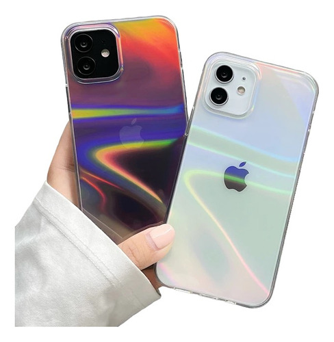 Funda Tornasol Para iPhone 7 8 X Xs Max 11 12 13 14 Pro Max 