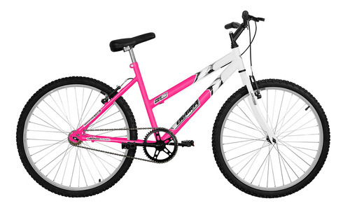 Bicicleta Aro 26 Ultra Bikes Bicolor Feminina Sem Marcha Cor Rosa