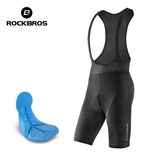 Licra Ciclismo Con Tirantes Almohadilla Transpirabl Rockbros