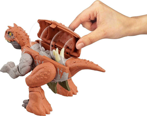 Jurassic World Fierce Changers Carnotaurus Y Stegosaurus