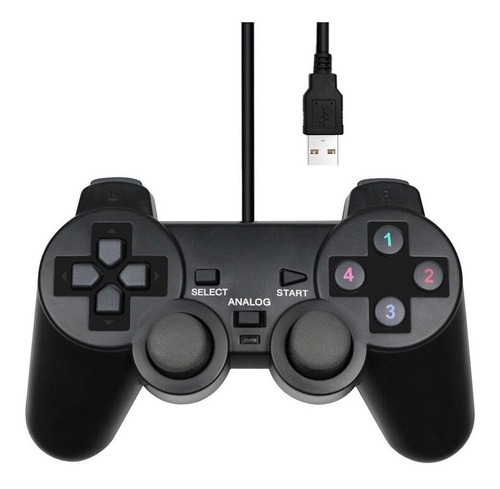 Control Usb Para Pc / Videojuegos / Mundo Virtual