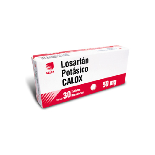 Losartan Potásico Calox 50mg X 30 Tabletas