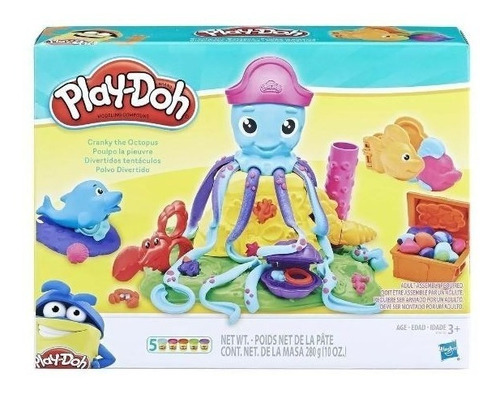 Pulpo Divertidos Tentáculos Play Doh Plastilina E0800