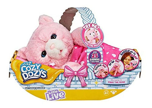 Little Live Pets Acogedor Dozy Pinki El Oso