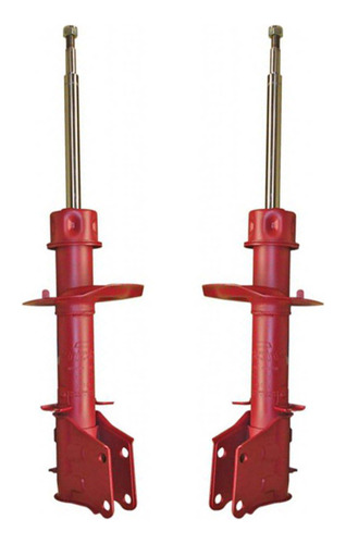 Kit 2 Amortiguadores Delanteros Para Fiat Strada 1.4 01/18