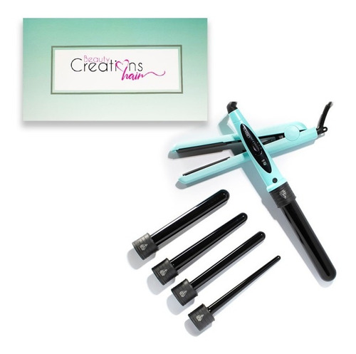 Set Ferro/plancha De Cabello Beauty Creations Varios Colores