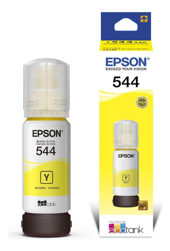 Tinta Botella Epson T555 Color Amarillo De 70ml