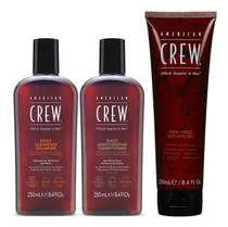Comprar Daily Shampoo + Conditioner + Gel Fuerte American Crew Men