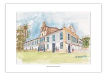 Comprar Kit 5 Gravuras De Aquarela De São Paulo 15x10 Cartão Postal