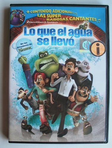 Dvd - Lo Que El Agua Se Llevo - Flushed Away - Ratonpolis