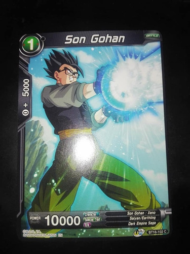 Son Gohan - Realm Of The Gods Carta Dragon Ball Tcg