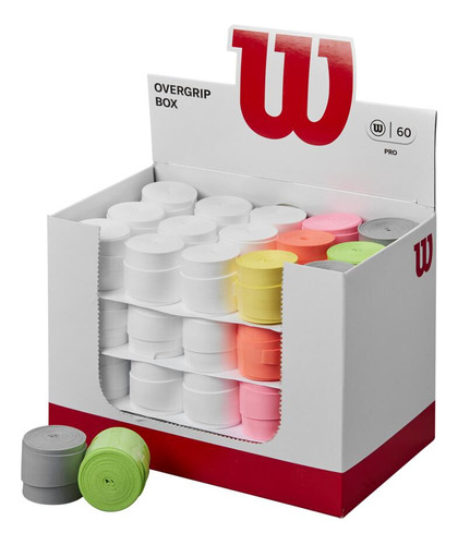 Cubre Grip Wilson - Pro Overgrip 60 Box Assortin - Tenis Color Multicolor
