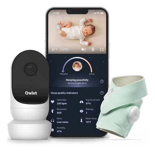 Owlet Dream Duo 2 Smart Baby Monitor - 1080p Hd Video Baby M