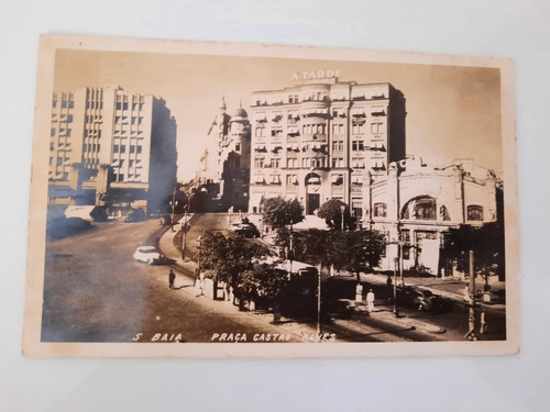 Cartão Postal Praça Castro Alves Bahia 1960 108