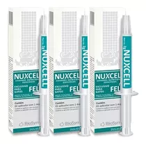 Comprar Kit 3 Suplemento Nutricional Nuxcell Fel Para Gatos Felinos