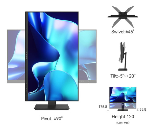 Monitor Innocn 27 4k Ips Hdr400 Usb-c Hdmi Ajustable Negro