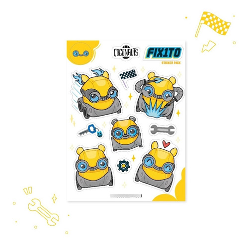 Imagen 8 de 9 de Cogonauts - Coleccion Completa De Planchas De Stickers