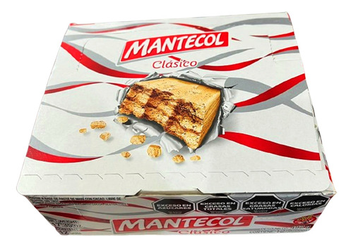 X Caja Mantecol Clásico Bajo Sodio 41g Sin Tacc