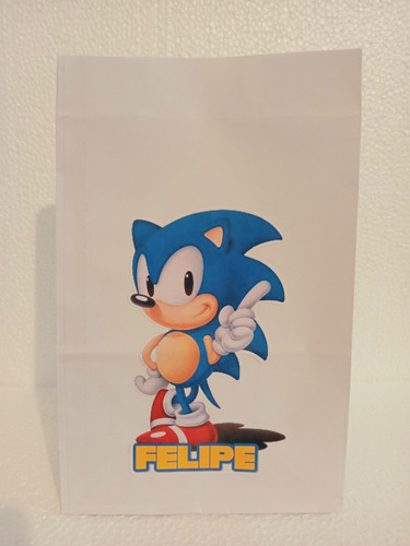 Bolsita Sorpresita Cumpleaños Sonic X 15 Unidades