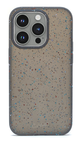 Capa Customic Para iPhone 14 Pro Spot Silicone Reciclado Cor Preto